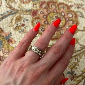 Tiffany & Co. Sterling Silver 1837 Concave Ring - Size 7